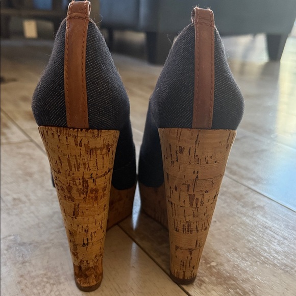 Loubiton Denim cork platforms - with a sad story! - Picture 7 of 16